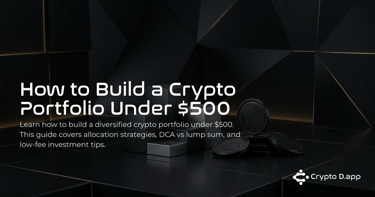 How to Build a Crypto Portfolio Under $500